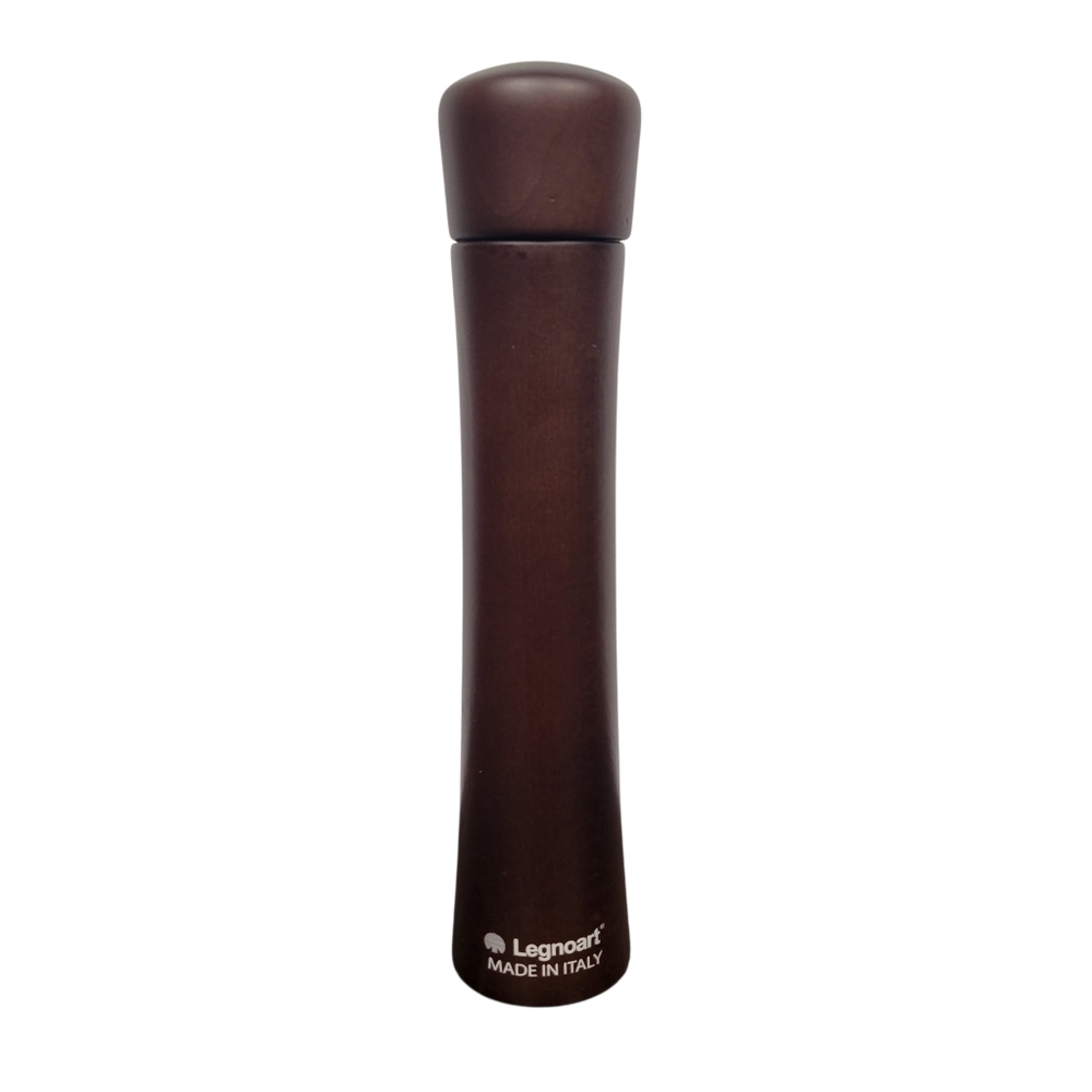 Legnoart Wood Wooden Grinder Pepper or Salt Mill 10 Inches Used Made Italy